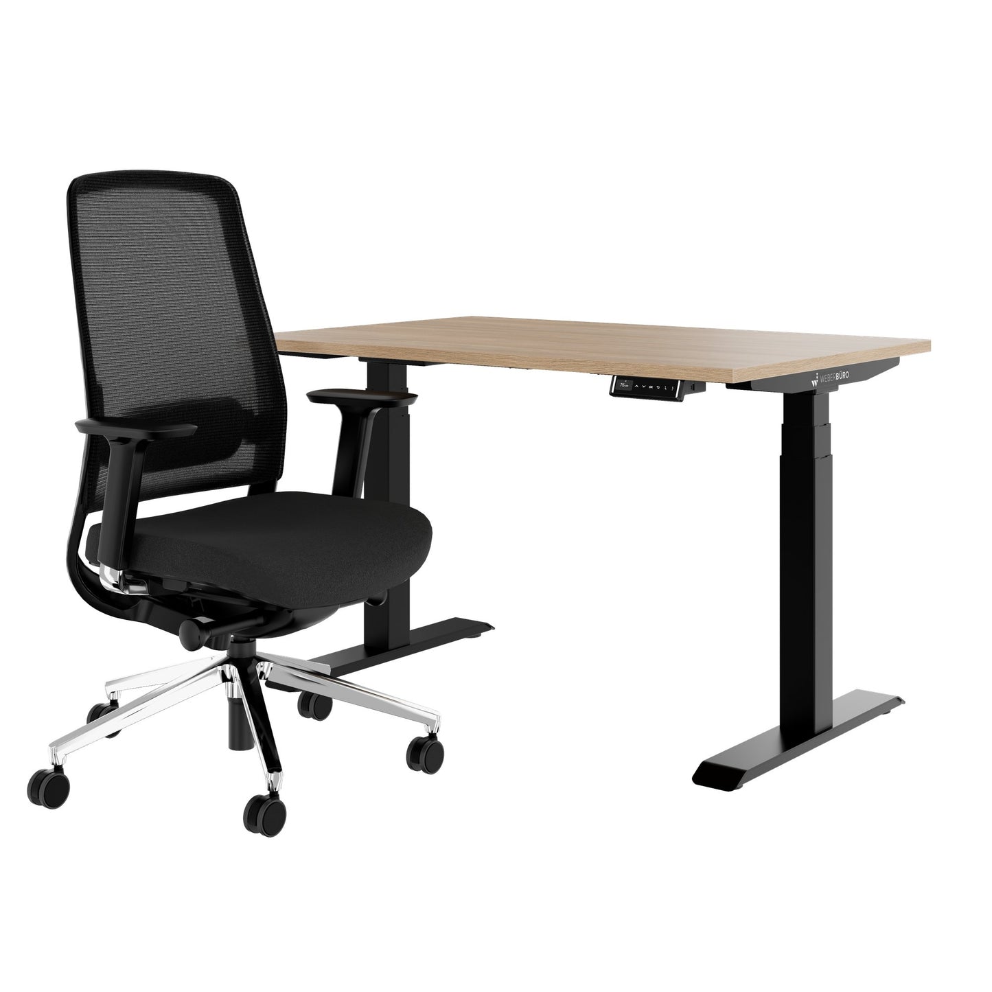 TELDRA Pro & FILO | Set per postazione di lavoro, rovere ambra