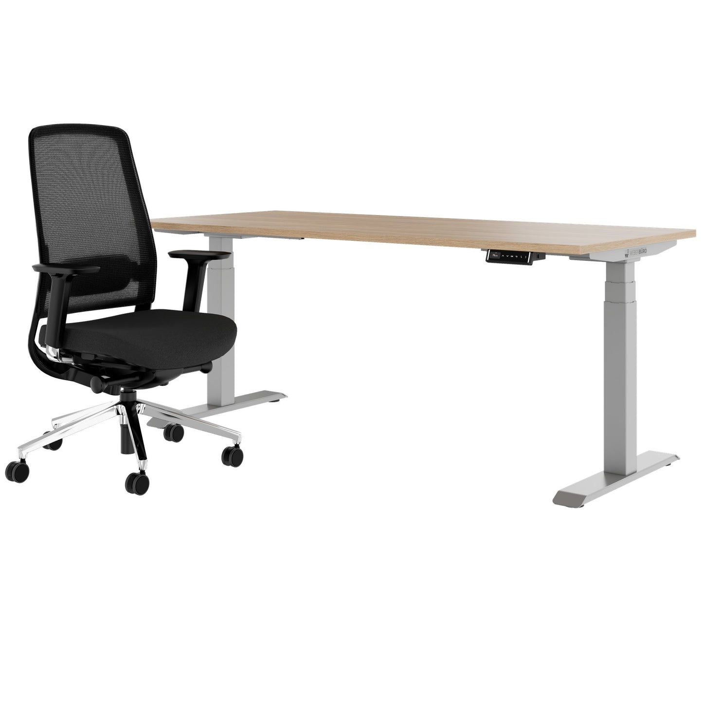 TELDRA Pro & FILO | Set per postazione di lavoro, rovere ambra