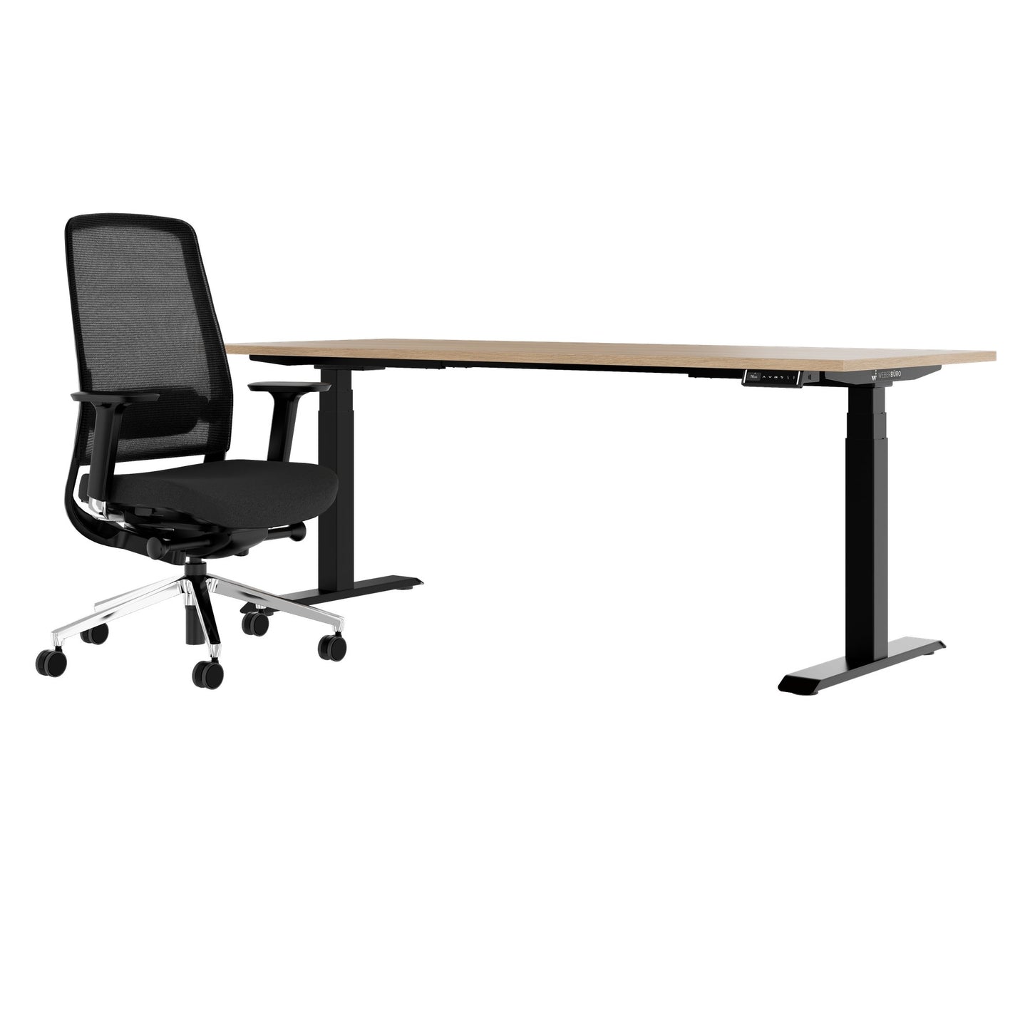 TELDRA Pro & FILO | Set per postazione di lavoro, rovere ambra