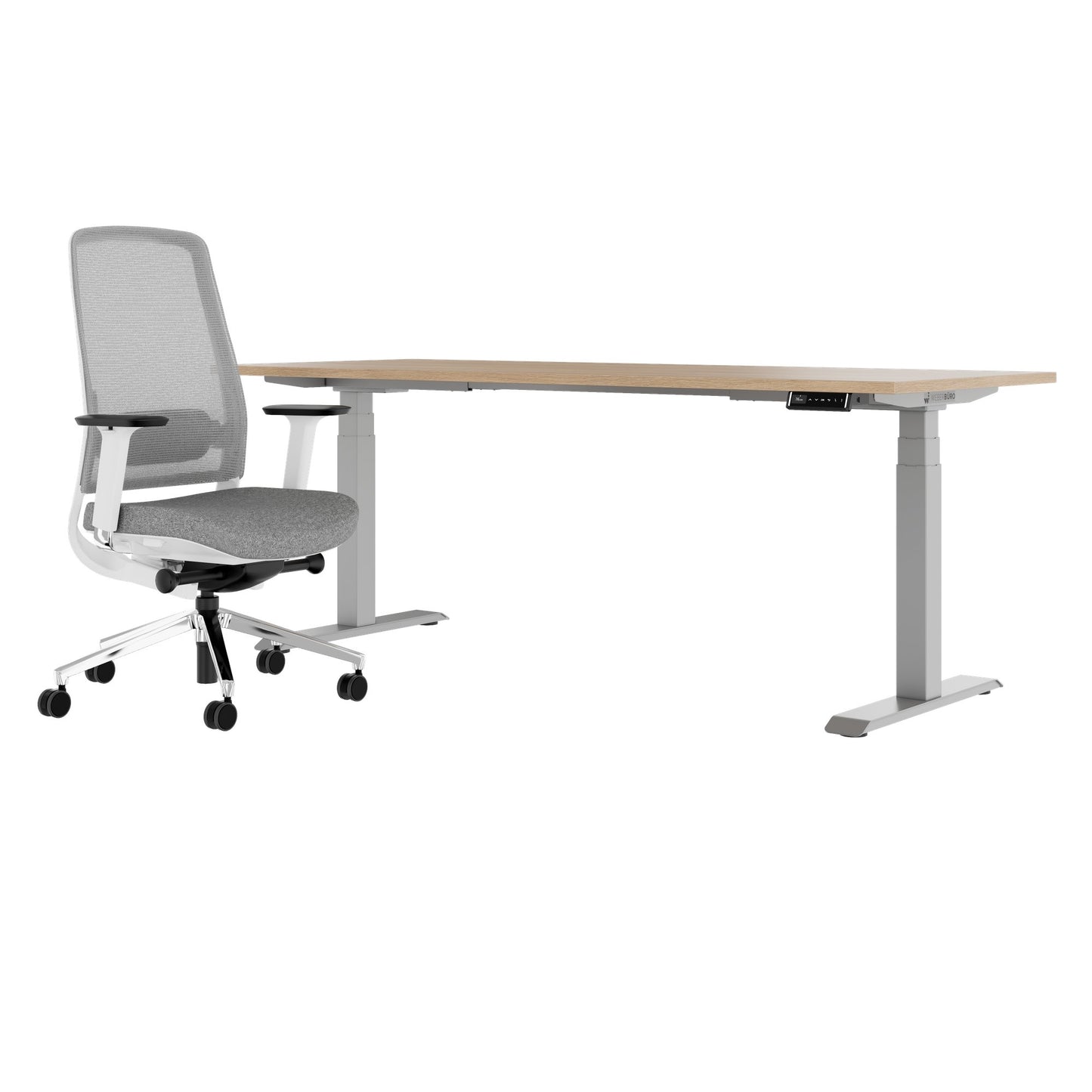 TELDRA Pro & FILO | Set per postazione di lavoro, rovere ambra