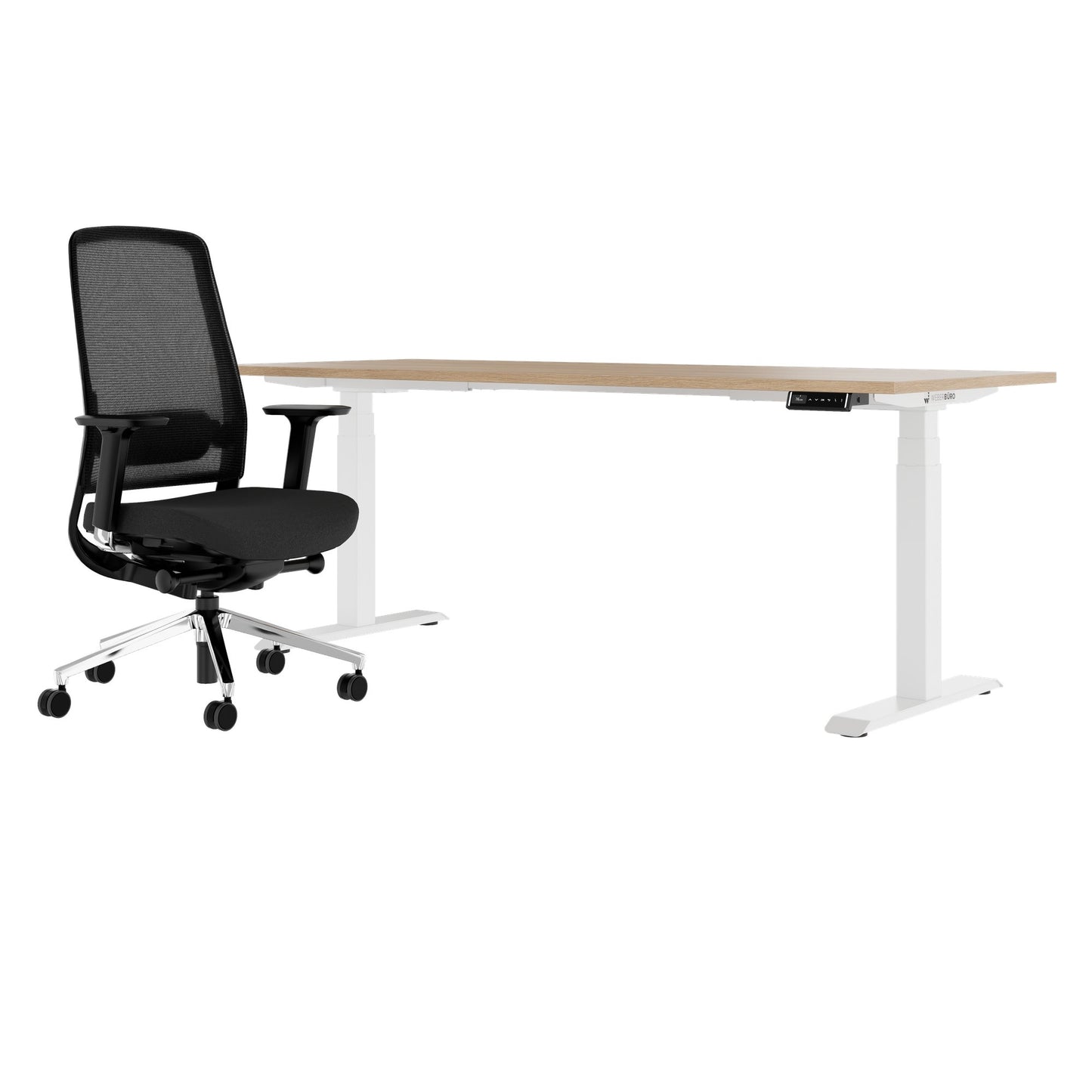 TELDRA Pro & FILO | Set per postazione di lavoro, rovere ambra