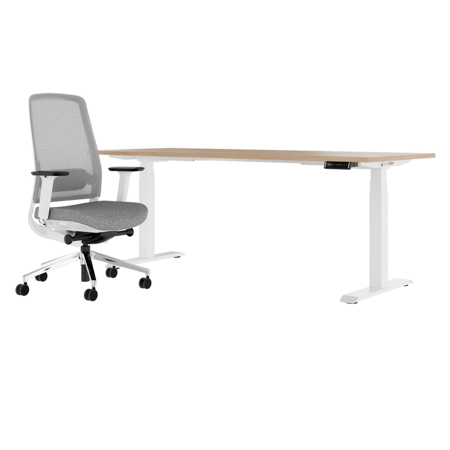 TELDRA Pro & FILO | Set per postazione di lavoro, rovere ambra