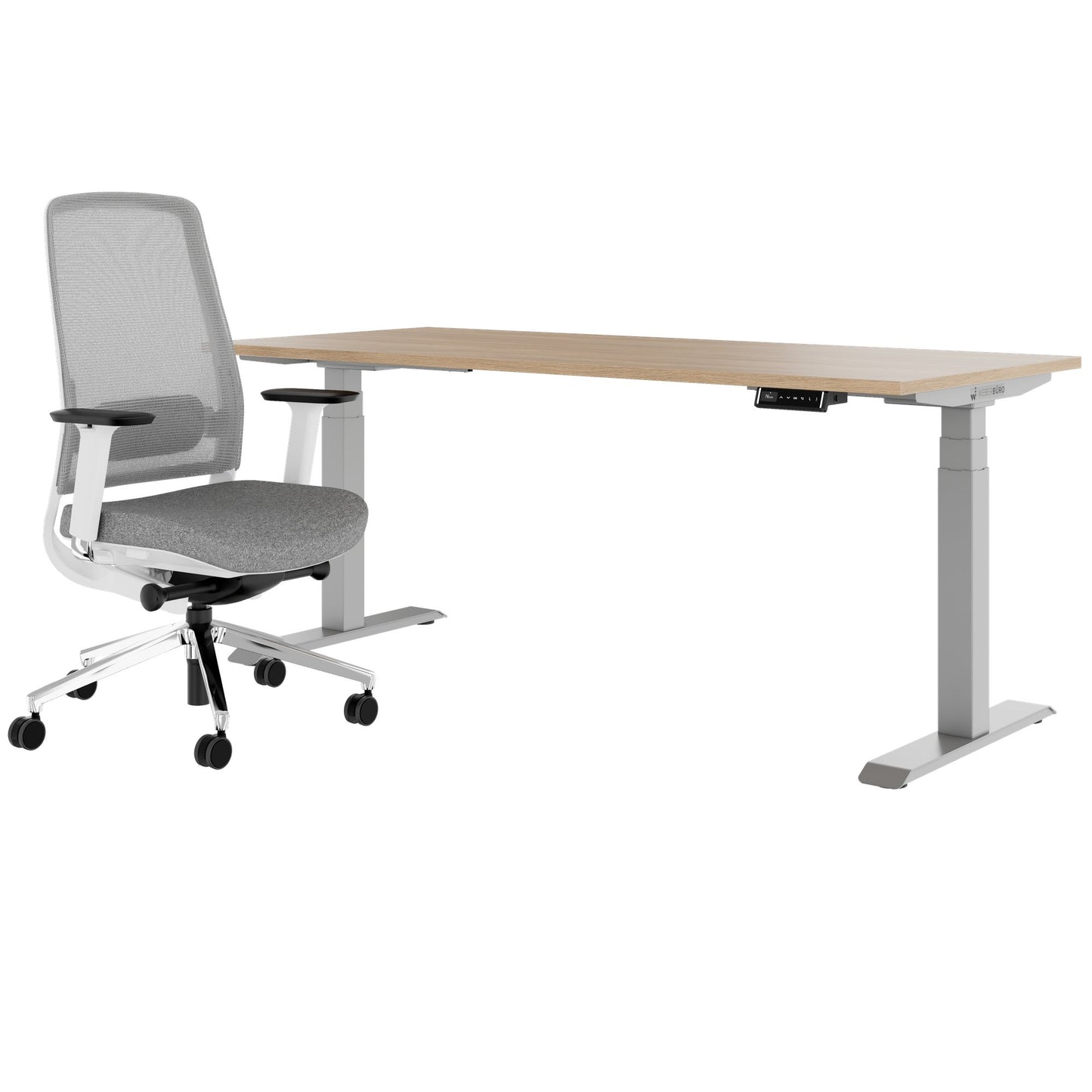 TELDRA Pro & FILO | Set per postazione di lavoro, rovere ambra
