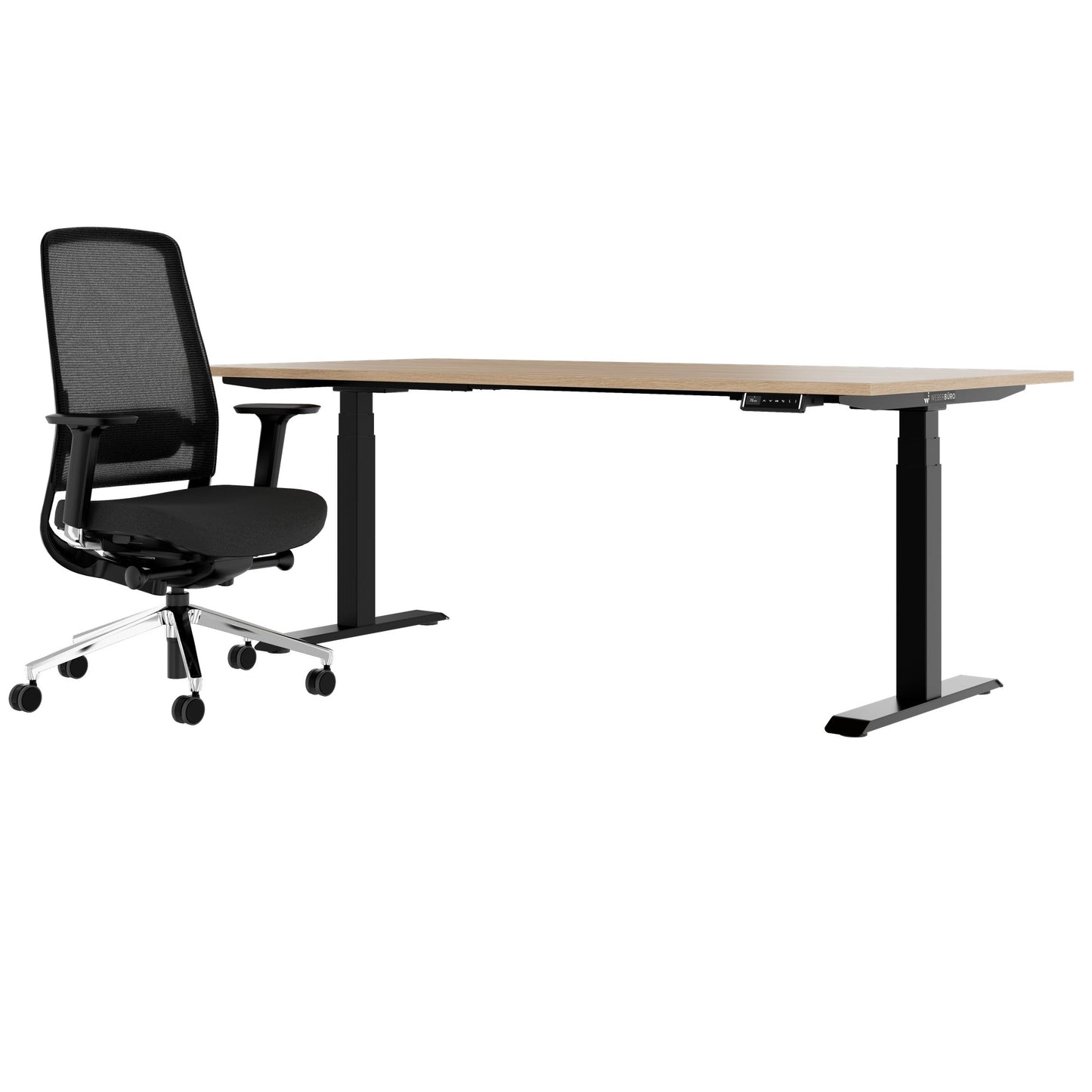 TELDRA Pro & FILO | Set per postazione di lavoro, rovere ambra