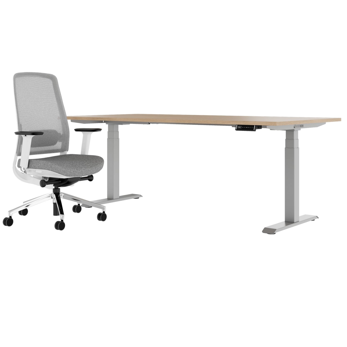 TELDRA Pro & FILO | Set per postazione di lavoro, rovere ambra