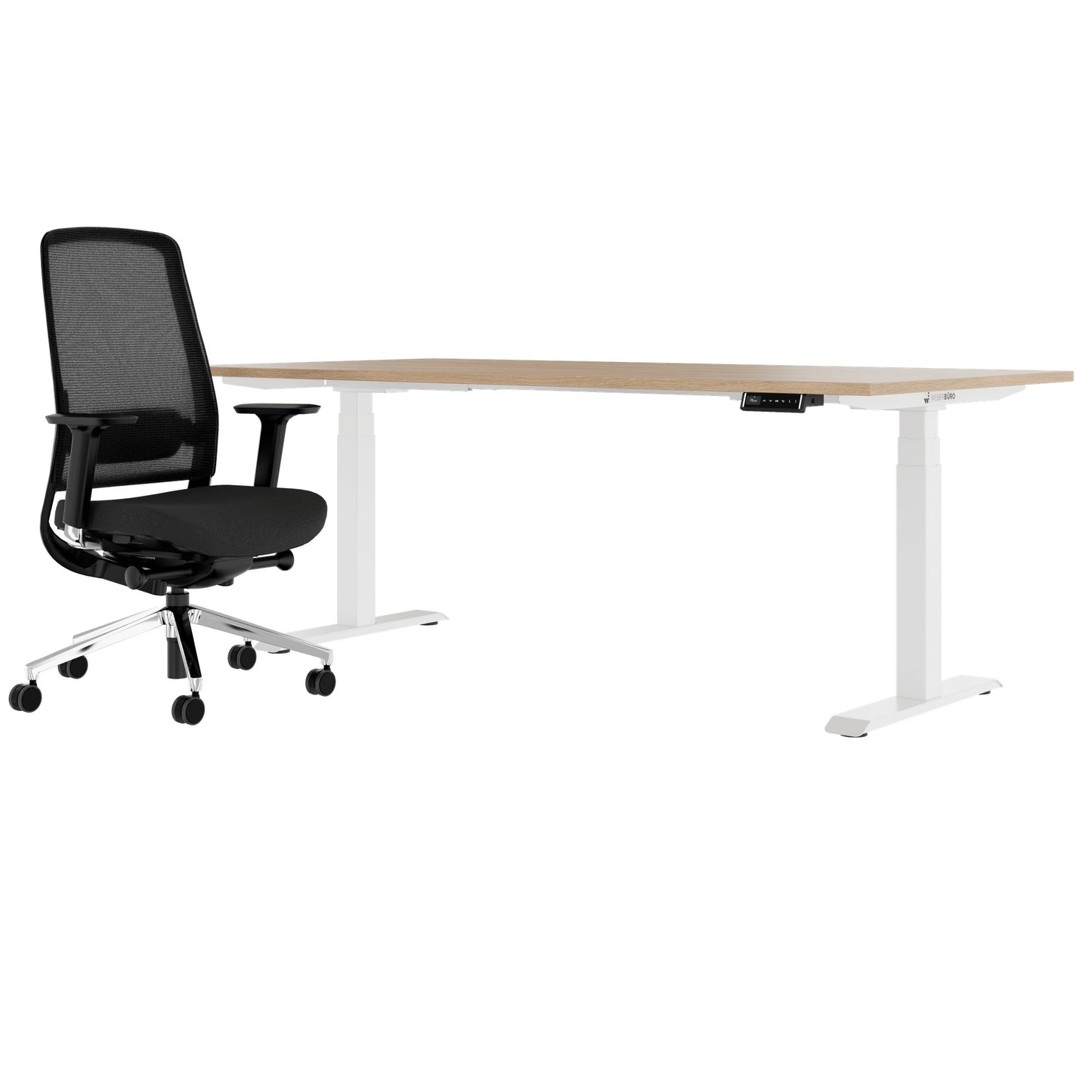 TELDRA Pro & FILO | Set per postazione di lavoro, rovere ambra