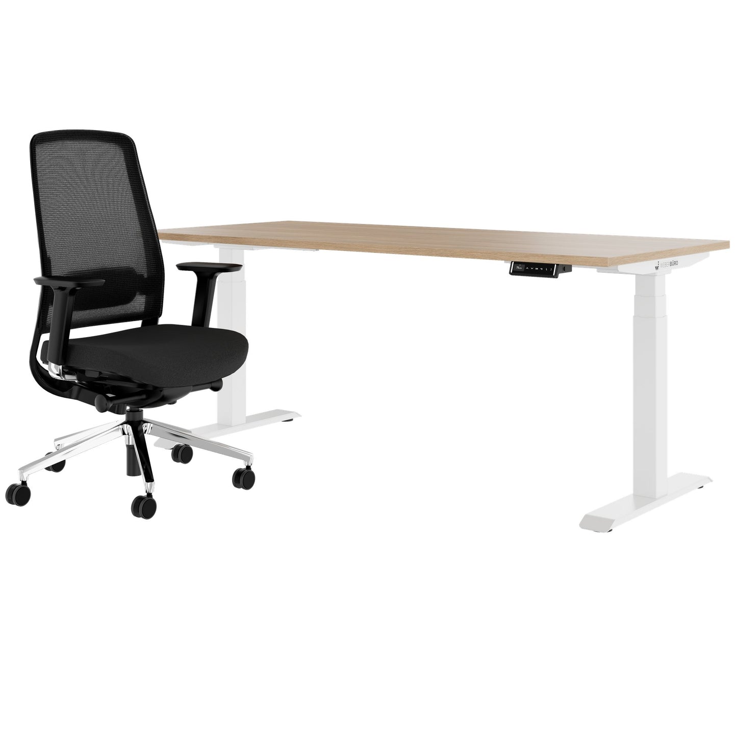 TELDRA Pro & FILO | Set per postazione di lavoro, rovere ambra