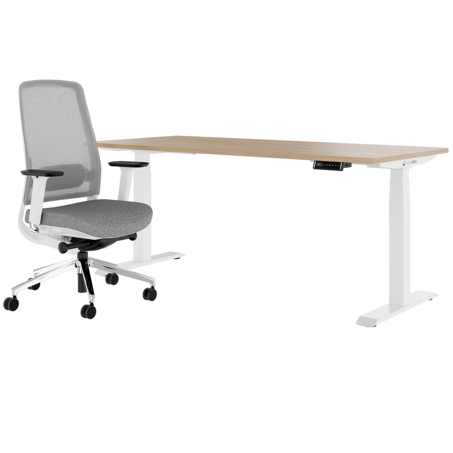 TELDRA Pro & FILO | Set per postazione di lavoro, rovere ambra