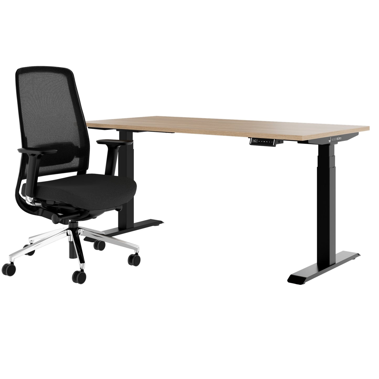 TELDRA Pro & FILO | Set per postazione di lavoro, rovere ambra