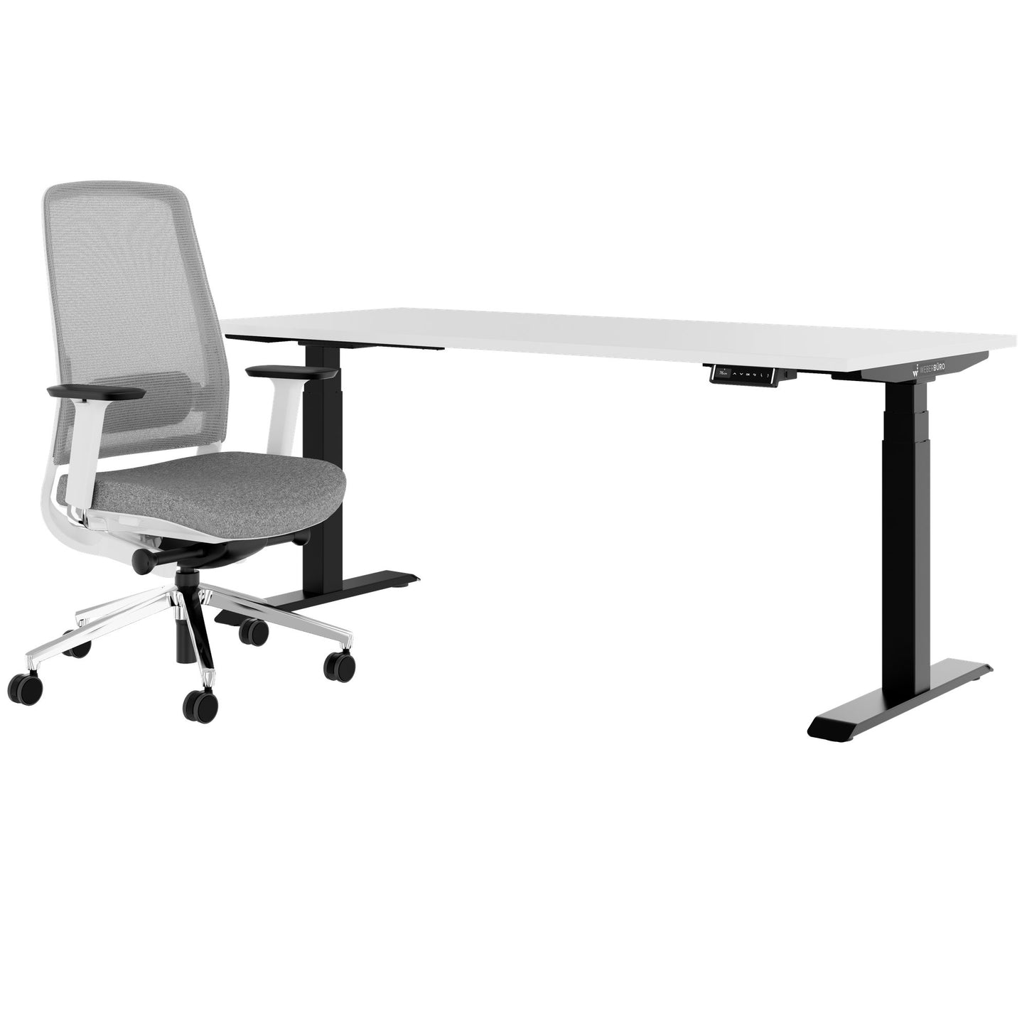 TELDRA Pro & FILO | Arbeitsplatz-Set, Weiß