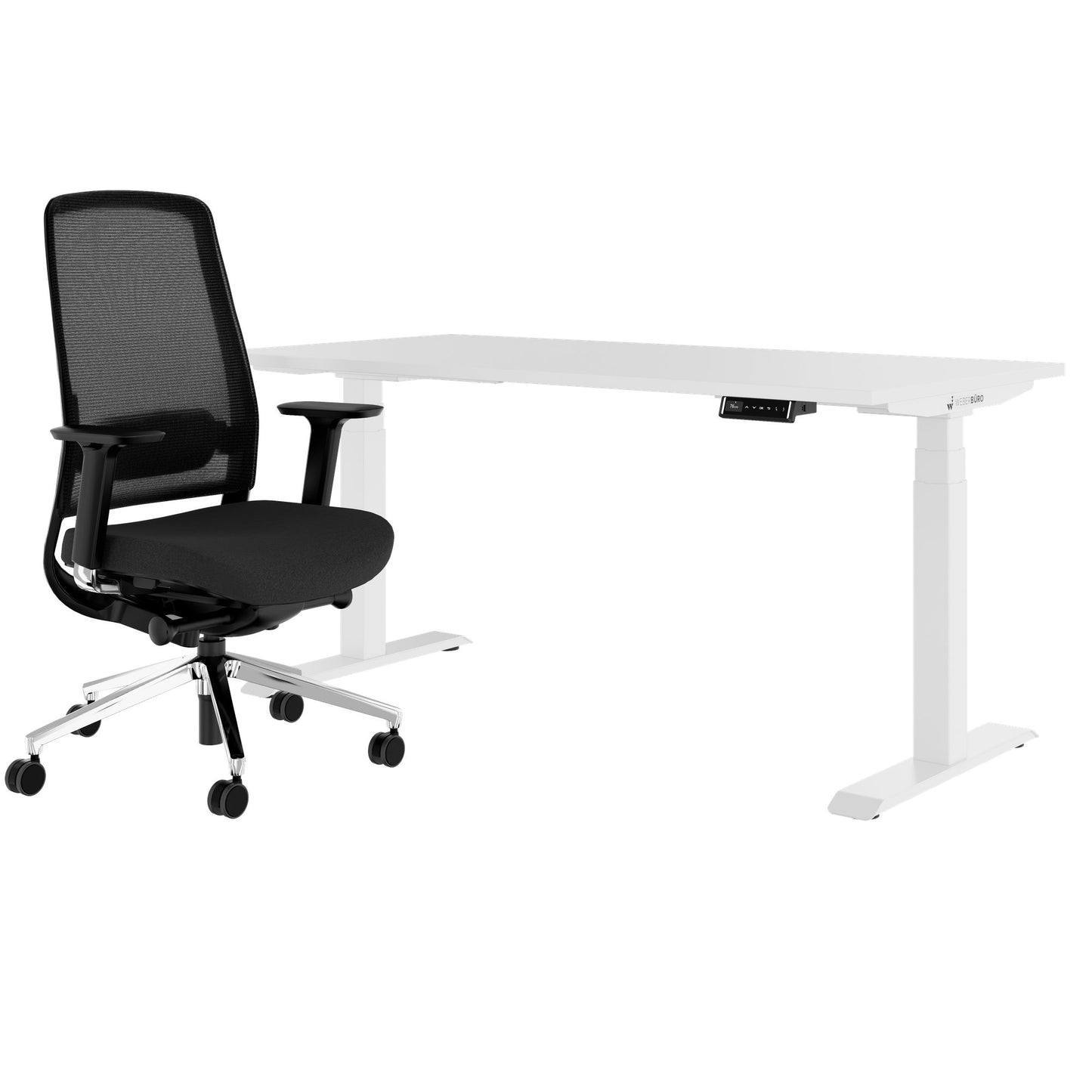 TELDRA Pro & FILO | Arbeitsplatz-Set, Weiß