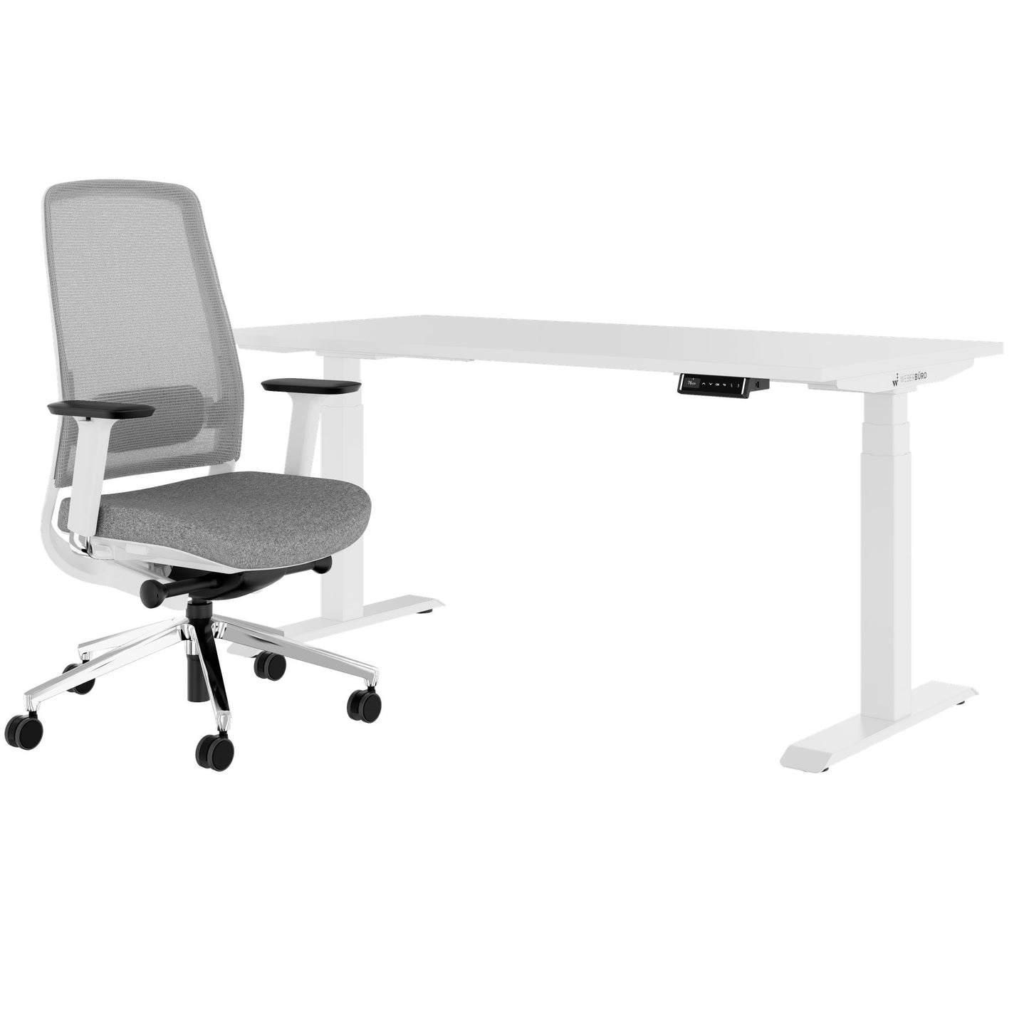 TELDRA Pro & FILO | Arbeitsplatz-Set, Weiß