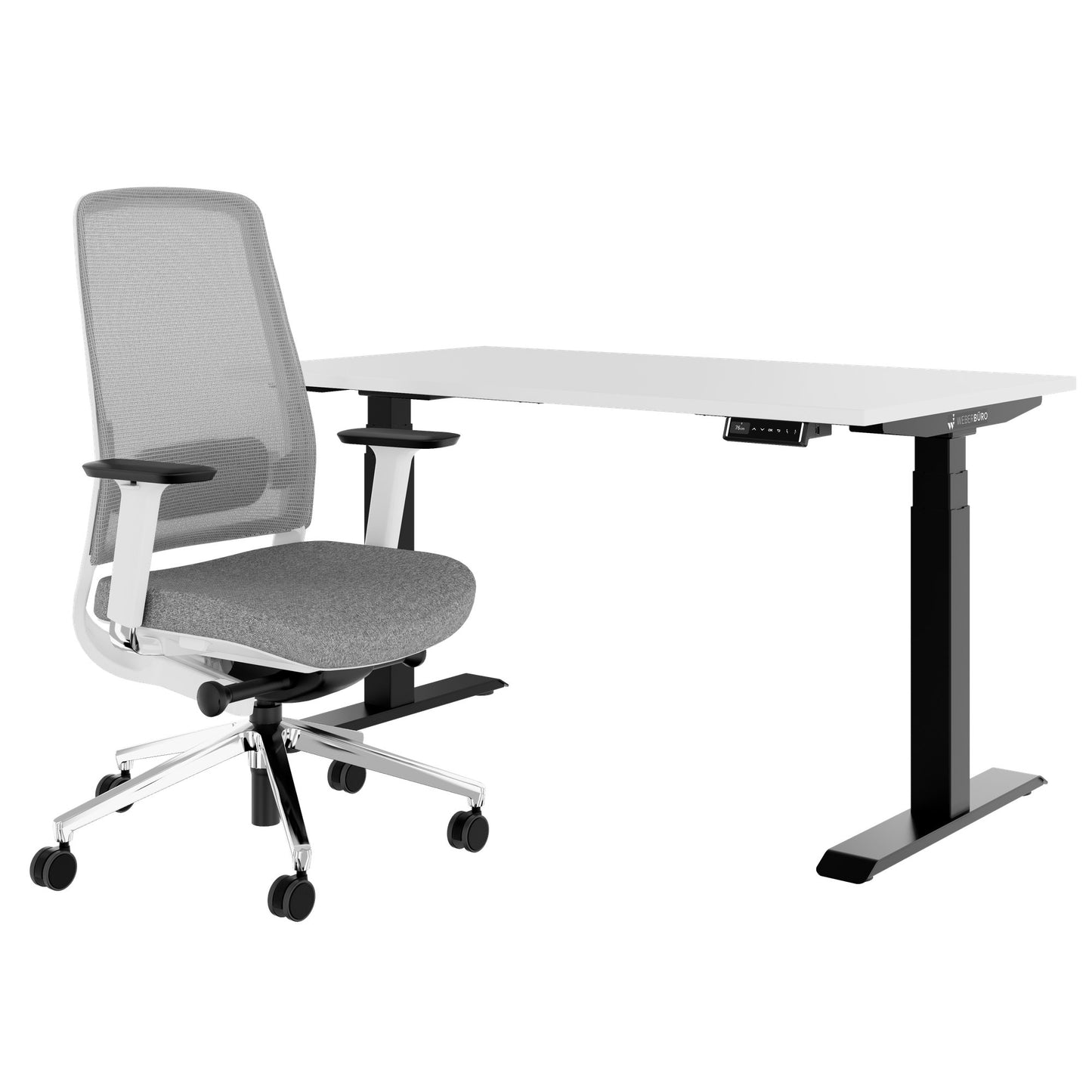 TELDRA Pro & FILO | Arbeitsplatz-Set, Weiß