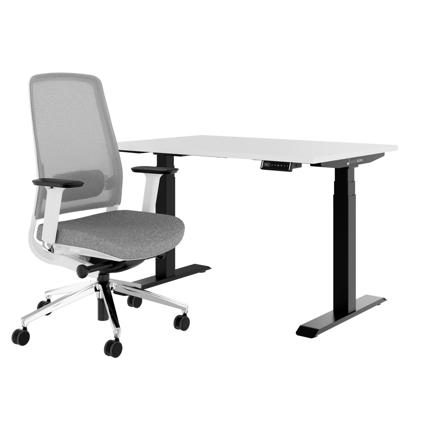 TELDRA Pro & FILO | Arbeitsplatz-Set, Weiß