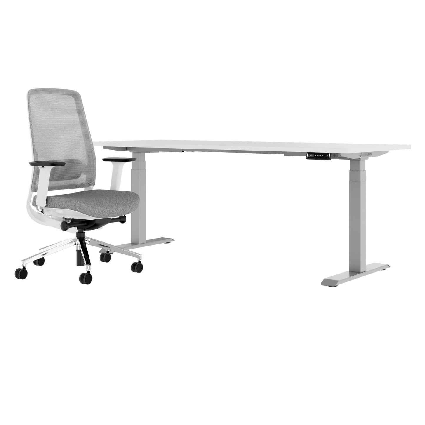 TELDRA Pro & FILO | Arbeitsplatz-Set, Weiß
