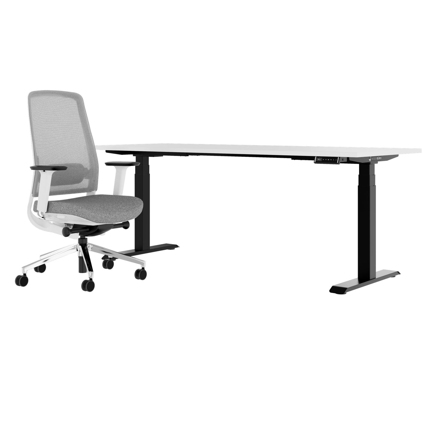 TELDRA Pro & FILO | Arbeitsplatz-Set, Weiß