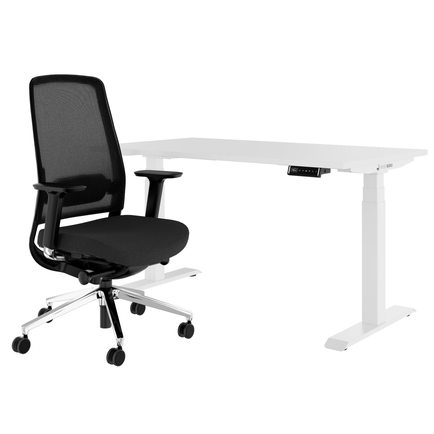 TELDRA Pro & FILO | Arbeitsplatz-Set, Weiß