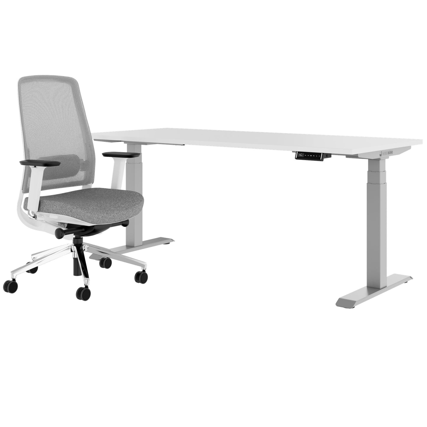 TELDRA Pro & FILO | Arbeitsplatz-Set, Weiß