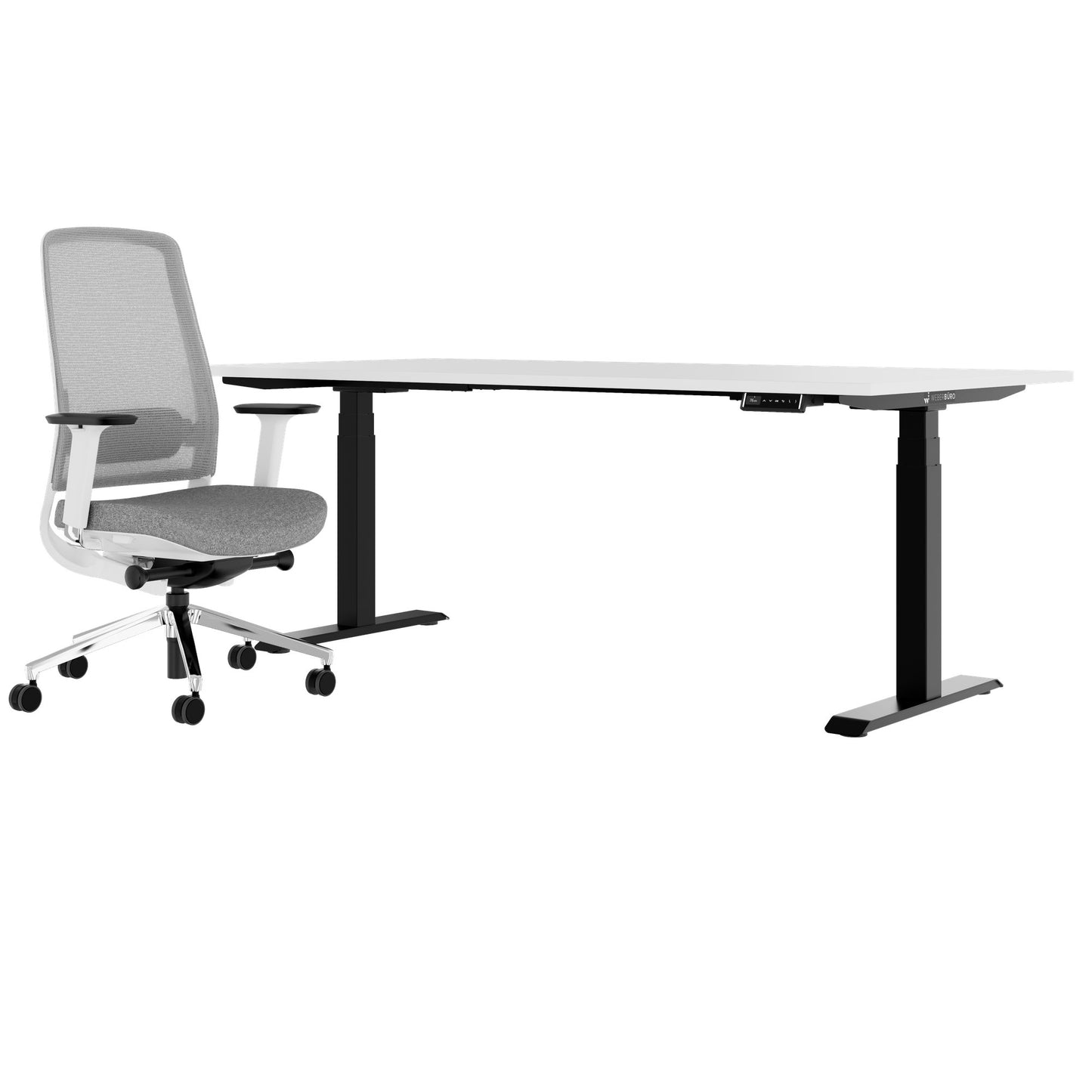 TELDRA Pro & FILO | Arbeitsplatz-Set, Weiß