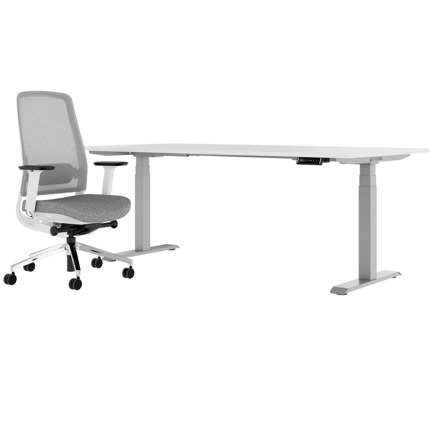 TELDRA Pro & FILO | Arbeitsplatz-Set, Weiß