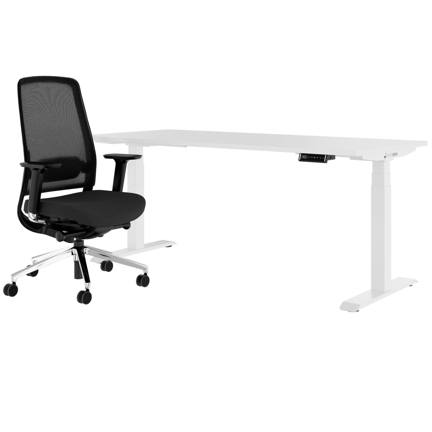 TELDRA Pro & FILO | Arbeitsplatz-Set, Weiß