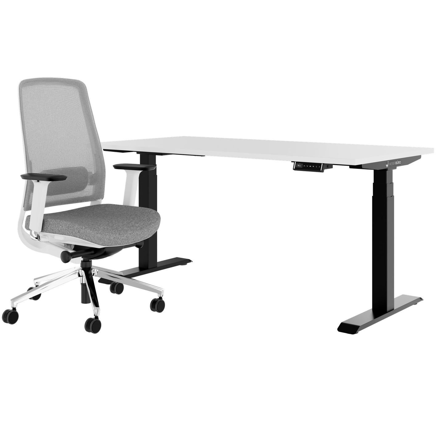 TELDRA Pro & FILO | Arbeitsplatz-Set, Weiß