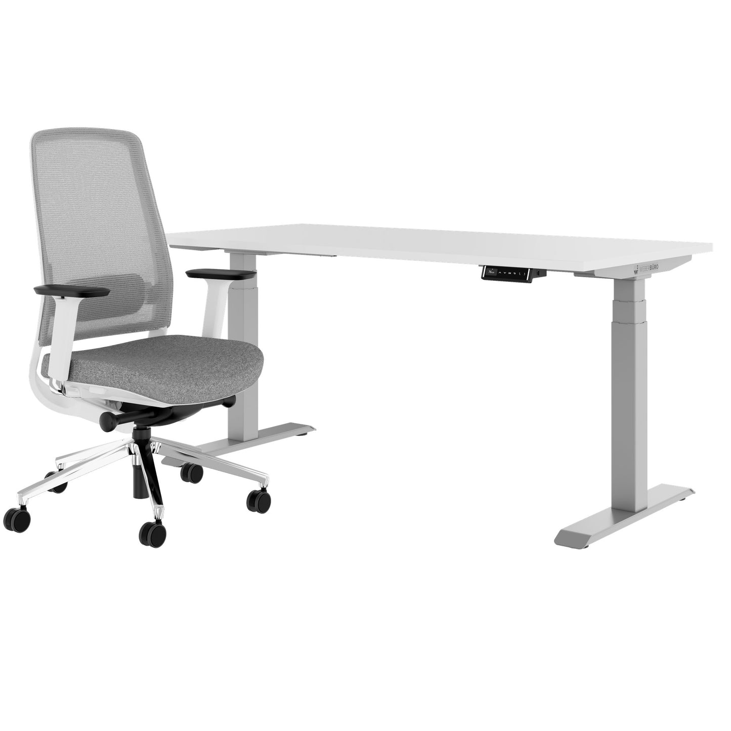 TELDRA Pro & FILO | Arbeitsplatz-Set, Weiß