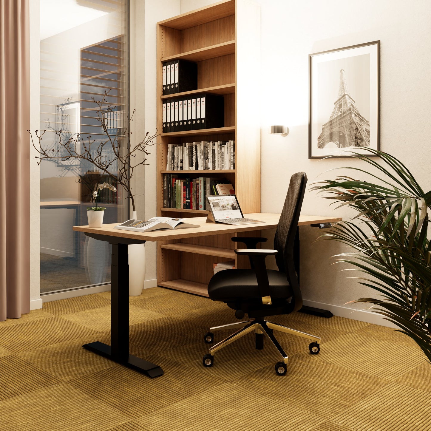TELDRA Pro & FILO | Workplace set, amber oak