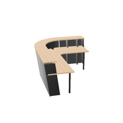 TERA Empfangstheke | 3350 x 1100 mm, U-Form