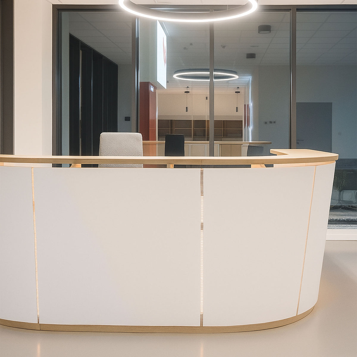 TERA Empfangstheke | 3350 x 1100 mm, U-Form