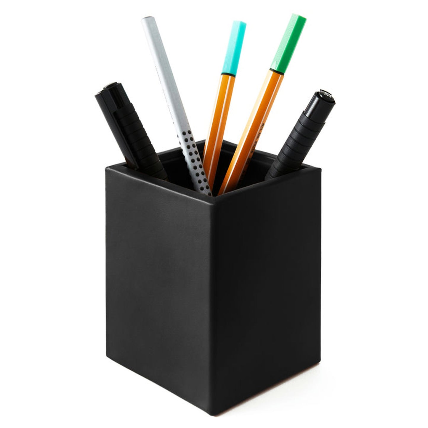 THEMIS Stiftehalter | 70 x 70 mm, Lederbezug