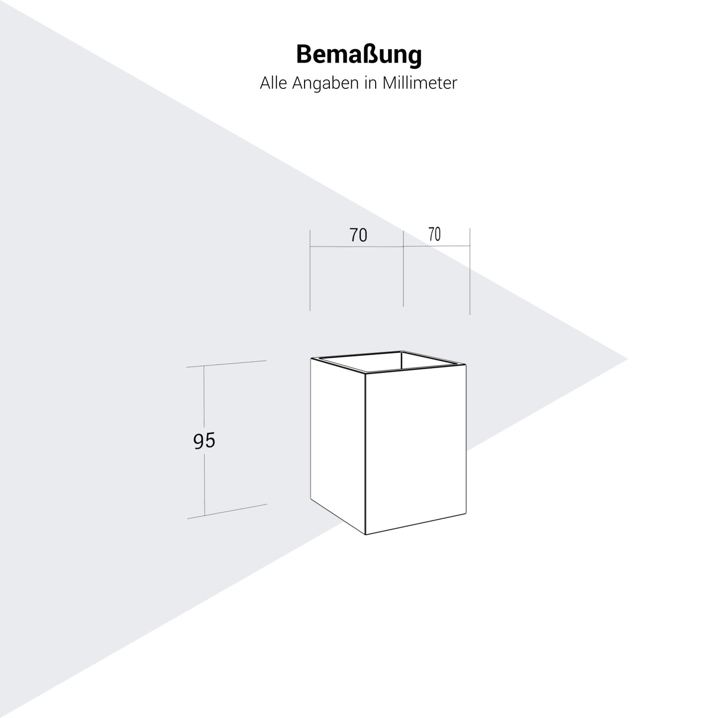 THEMIS Stiftehalter | 70 x 70 mm, Lederbezug