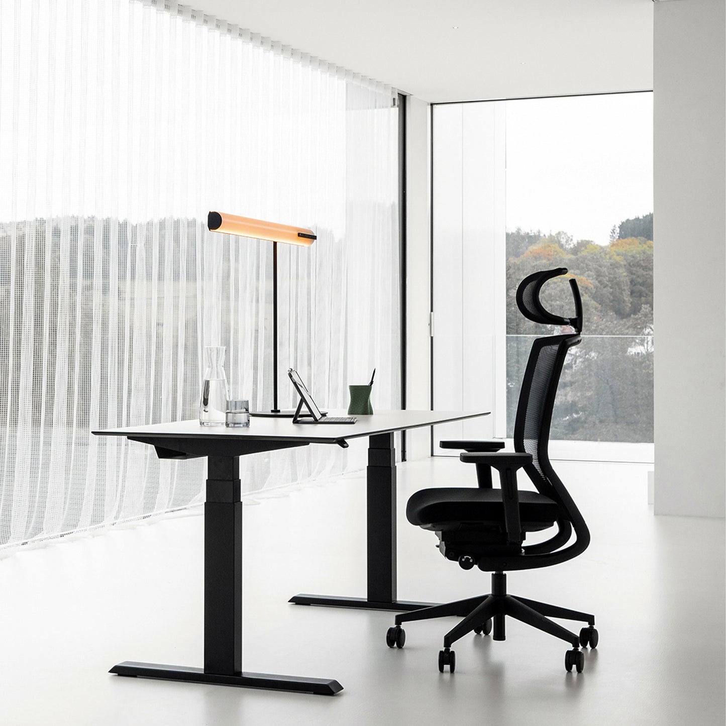 Wagner - TITAN Green Black Edition | 5-Fuß-Gestell, Synchronmechanik, Dondola®-3D-Sitzgelenk