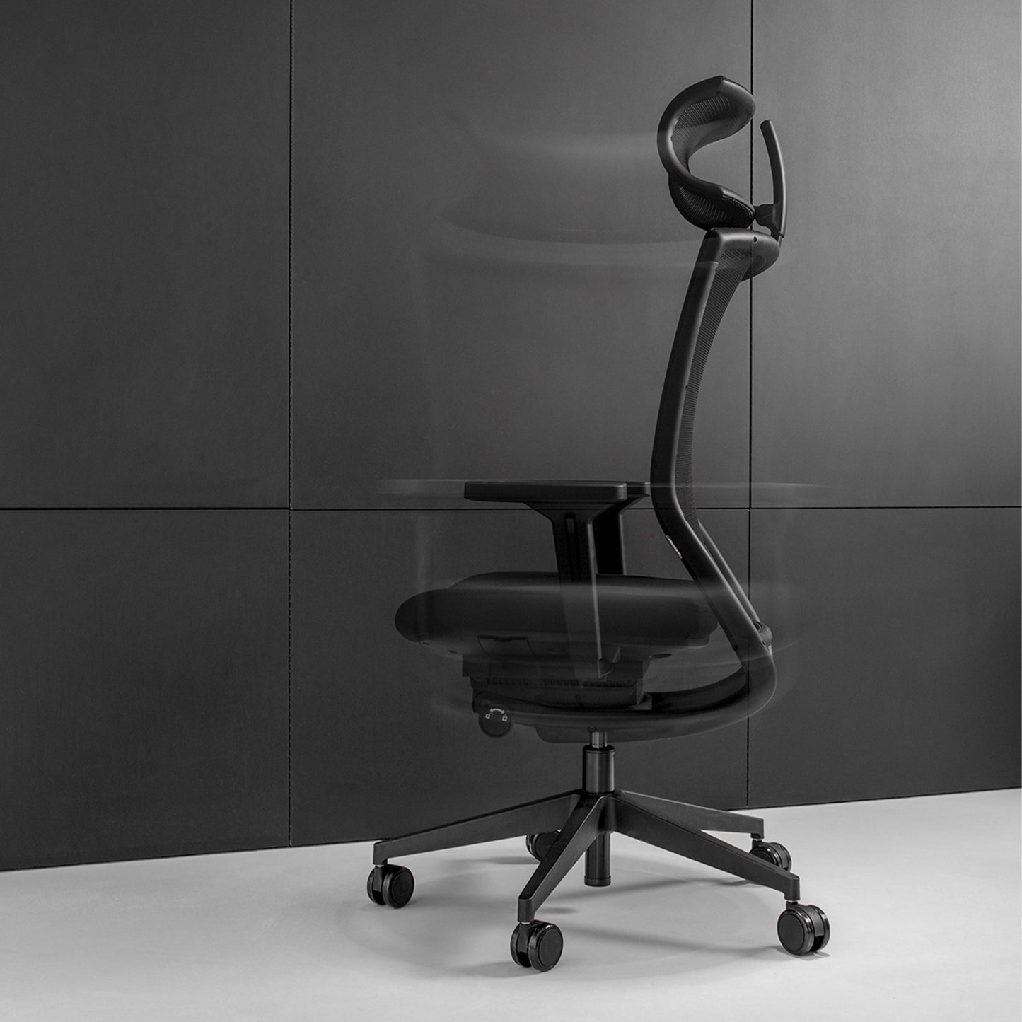 Wagner - TITAN Green Black Edition | 5-Fuß-Gestell, Synchronmechanik, Dondola®-3D-Sitzgelenk