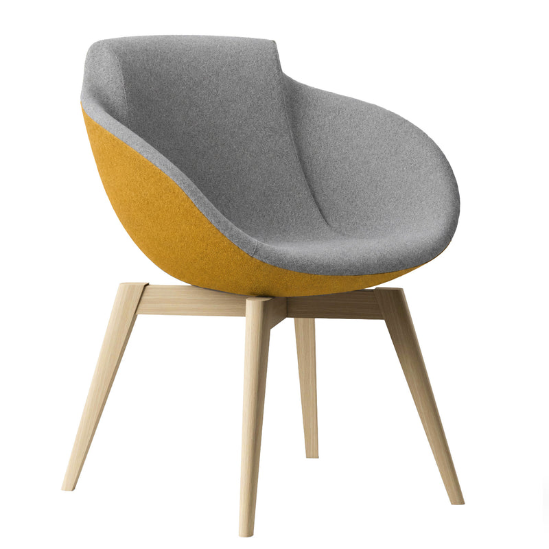 TULA Lounge-Sessel | Massivholz-Gestell, viele Farben - 1 Main Image