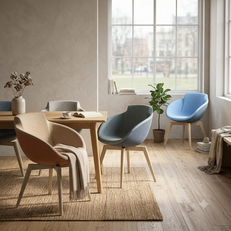 TULA Lounge-Sessel | Massivholz-Gestell, viele Farben - 2 Main Image