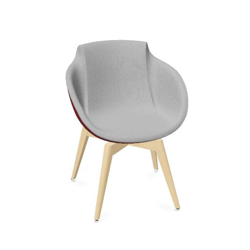 TULA Lounge-Sessel | Massivholz-Gestell, viele Farben