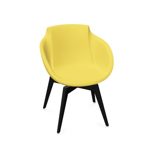 TULA Lounge-Sessel | Massivholz-Gestell, viele Farben