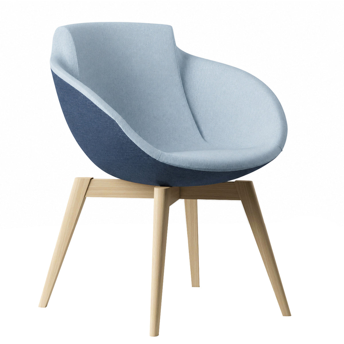 TULA Lounge-Sessel | Massivholz-Gestell, viele Farben - 5 Lightbox Main Image