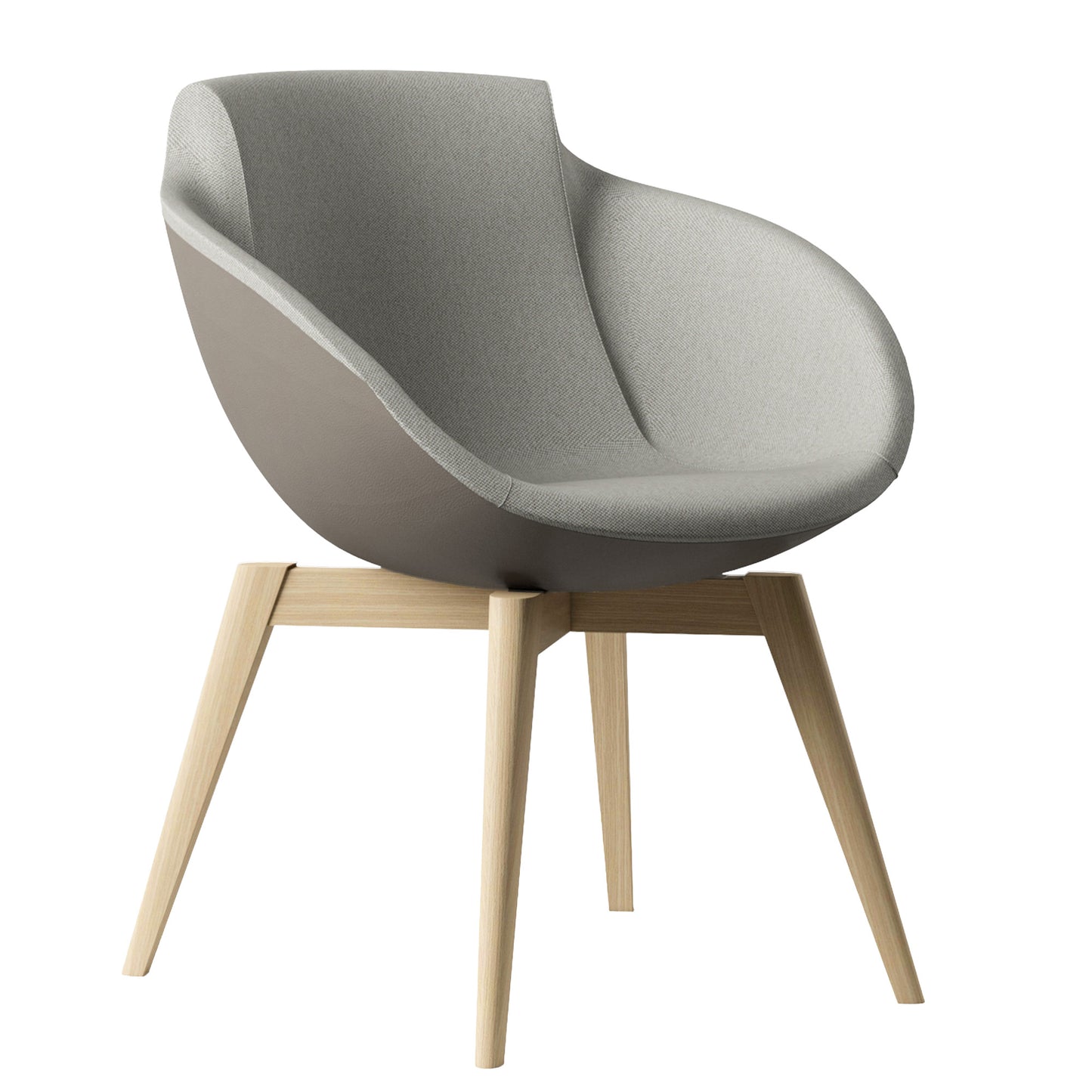 TULA Lounge-Sessel | Massivholz-Gestell, viele Farben