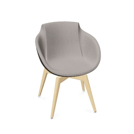 TULA Lounge-Sessel | Massivholz-Gestell, viele Farben