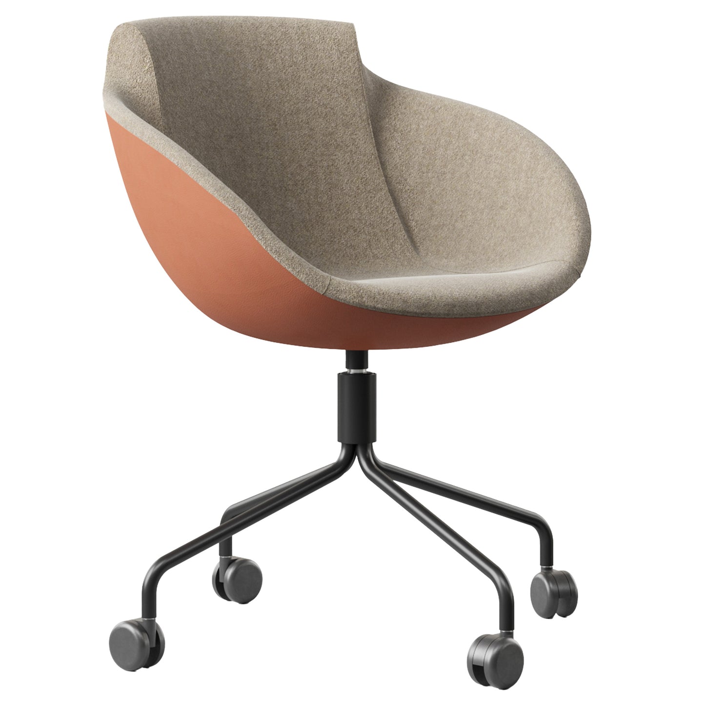 TULA Lounge-Sessel | Pyramidengestell, drehbar, viele Farben