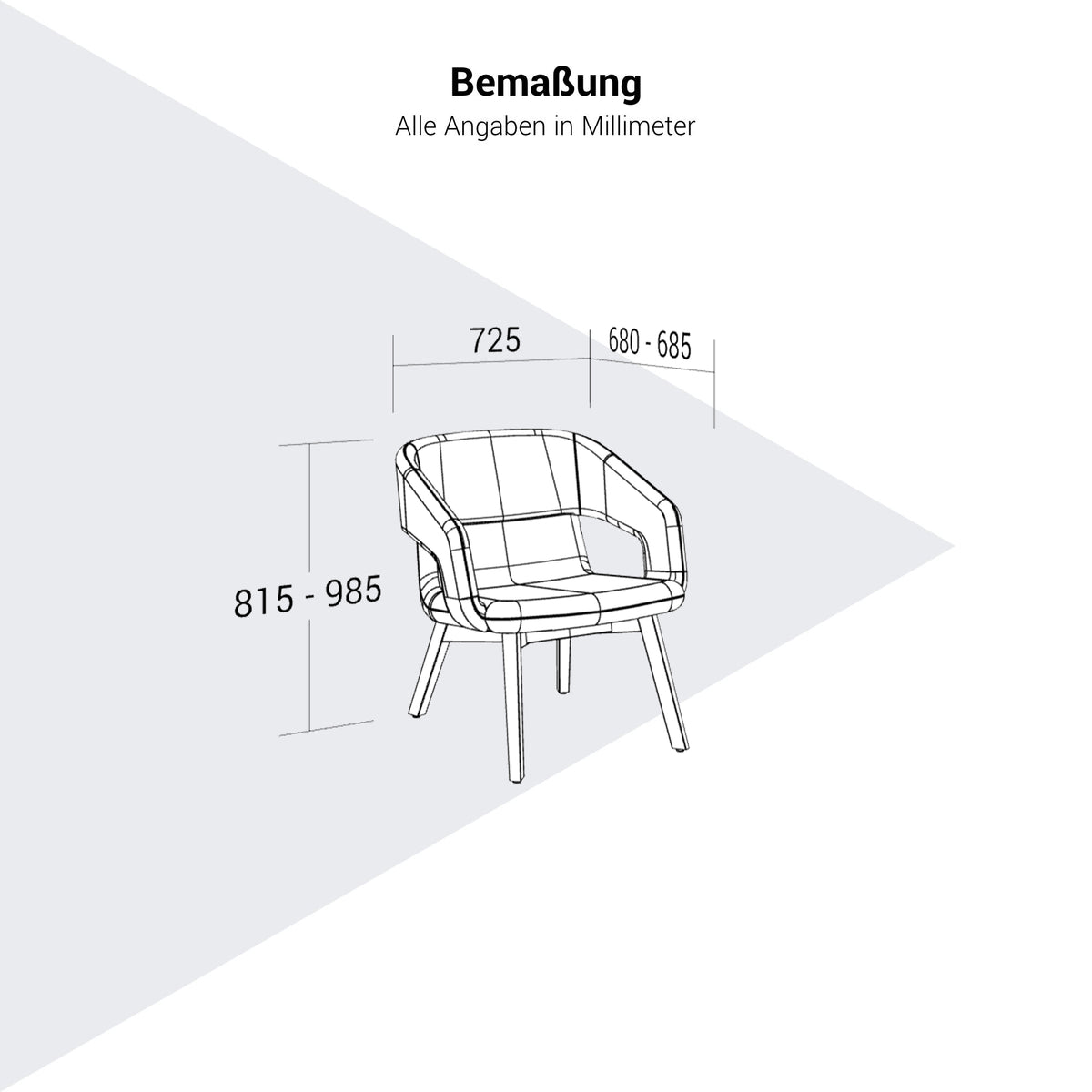 TWIST&SIT Soft Sessel | 1-Sitzer, niedrige Rückenlehne