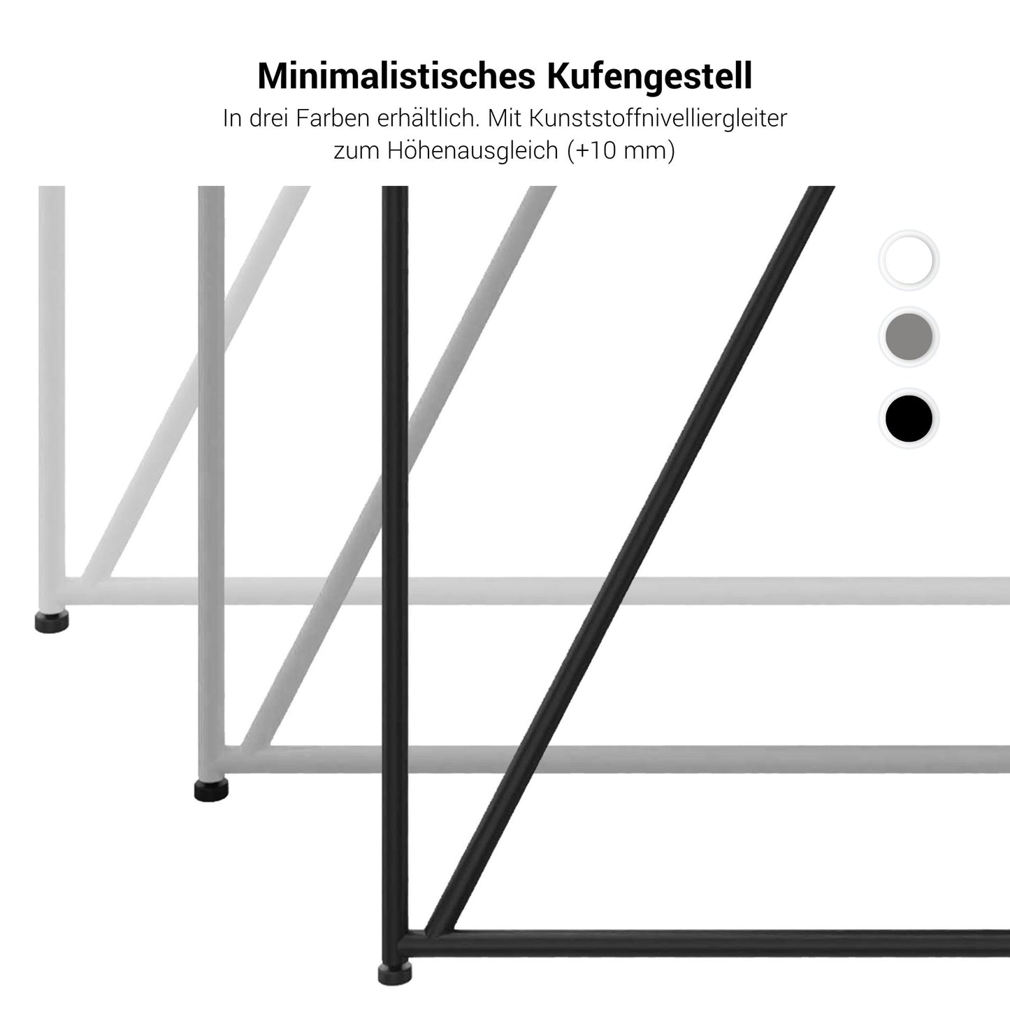 AIR DUO Team-Schreibtisch mit Sideboards | 1600 - 2000 x 3200 mm, elektrifiziert, Weiß