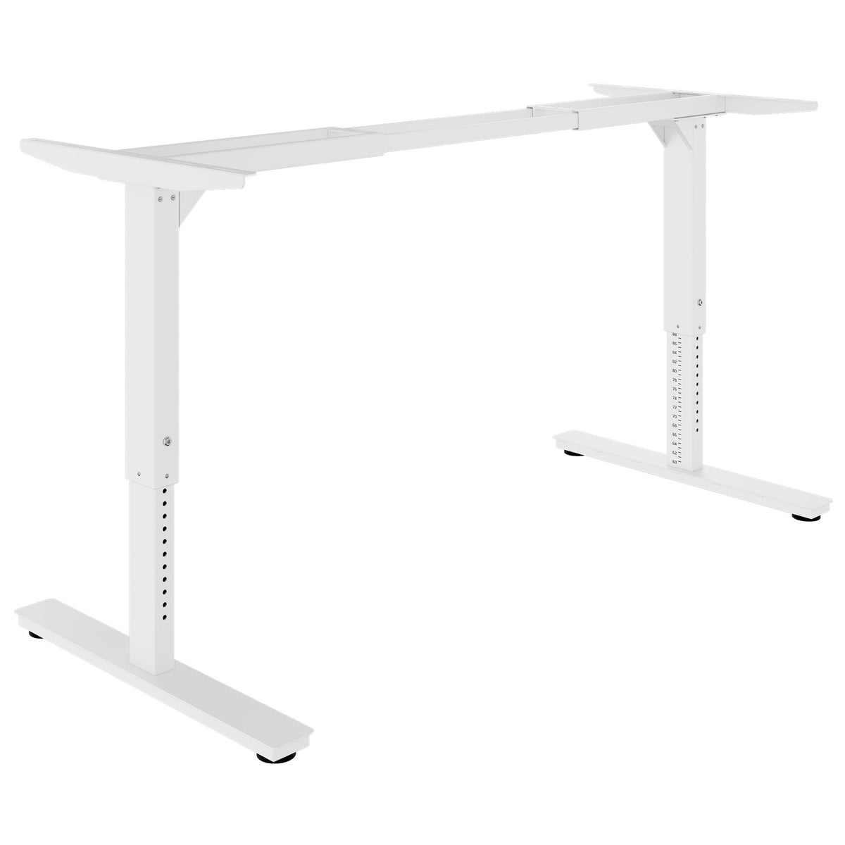 Cadre de table à l'échelle | 1075 - 1800 mm, réglable manuellement à hauteur, blanc - 1 Lightbox Main Image
