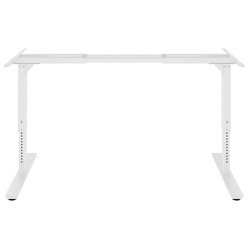 Cadre de table à l'échelle | 1075 - 1800 mm, réglable manuellement à hauteur, blanc - 2 Main Image