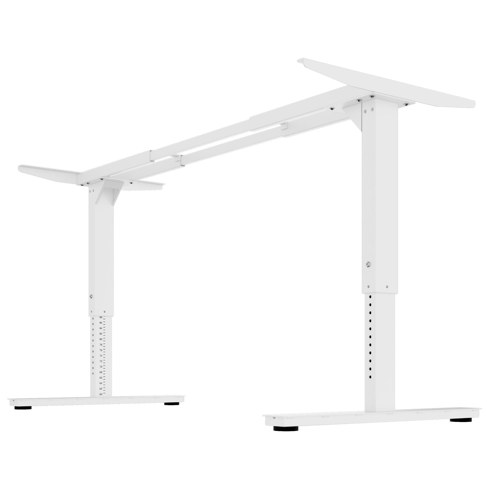SCALE Tischgestell | 1075 - 1800 mm, manuell höhenverstellbar, Weiß