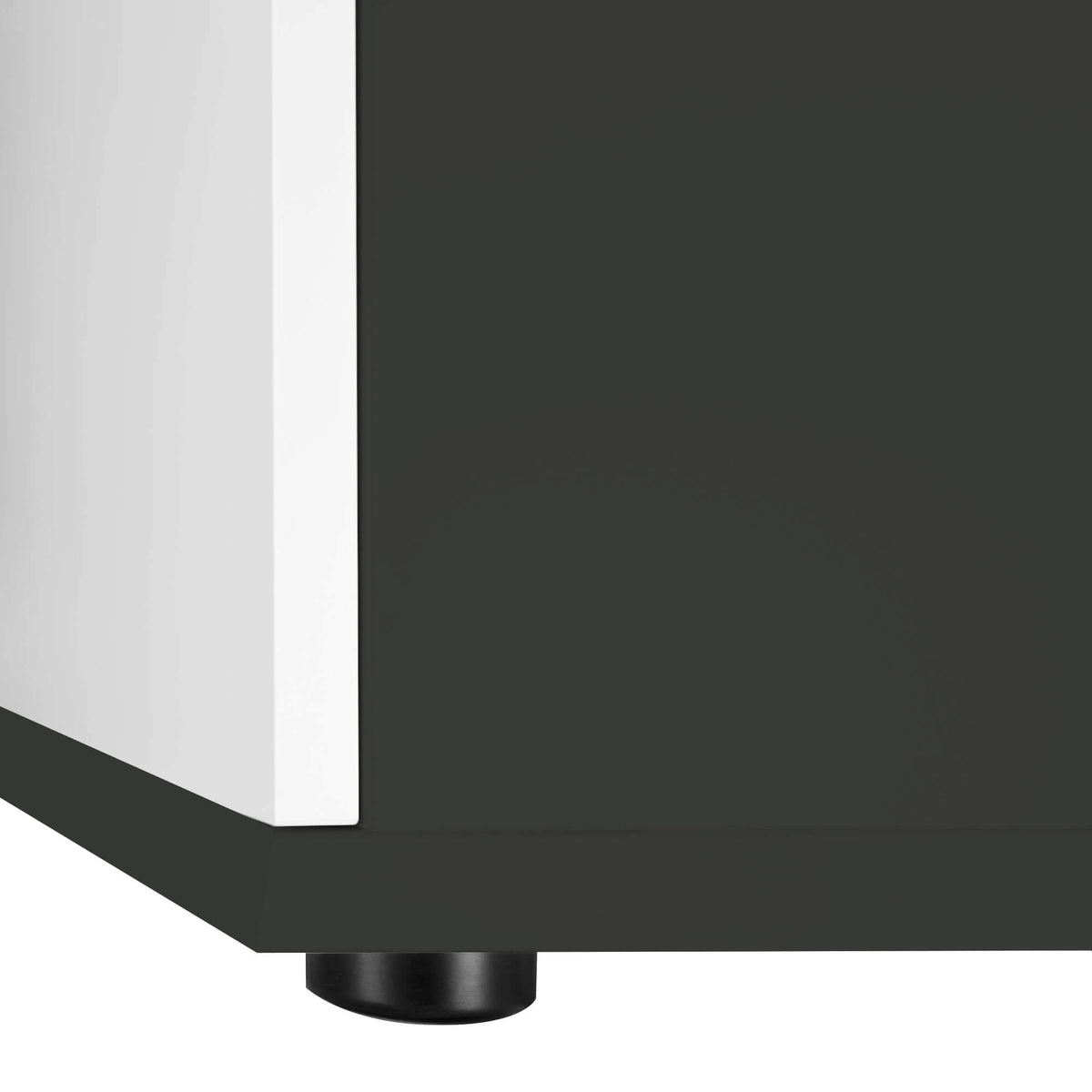 UNI Armadio con ante scorrevoli | 3 OH, 1200 x 1143 mm, antracite / bianco  - 5 Lightbox Main Image