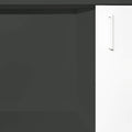 UNI Armadio con ante scorrevoli | 3 OH, 1200 x 1143 mm, antracite / bianco  - 7 Thumbnail Image