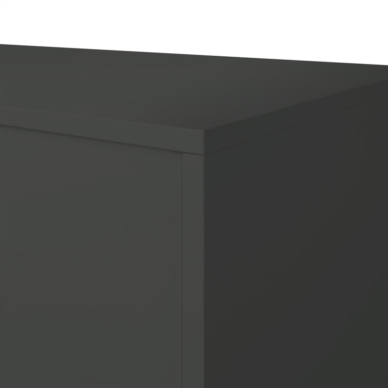 UNI Armadio con ante scorrevoli | 3 OH, 1200 x 1143 mm, antracite / bianco  - 8 Main Image
